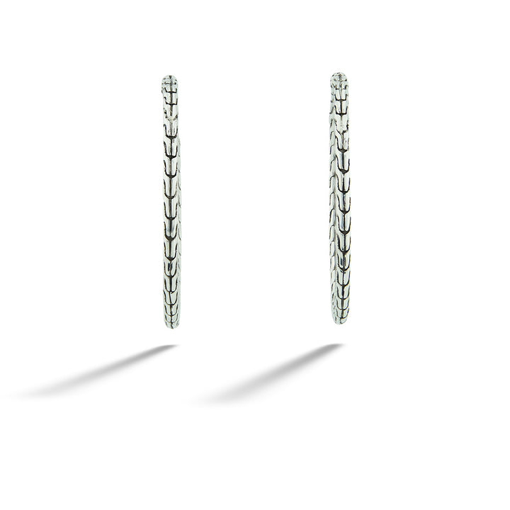 Silver "Essentials" Hoops by John Hardy - 39mm