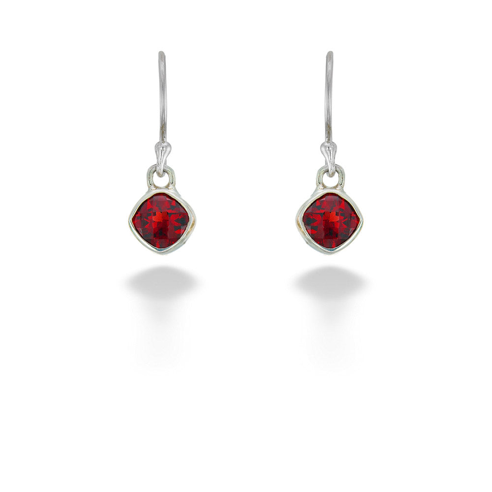 Garnet Drop Earrings by Acleoni