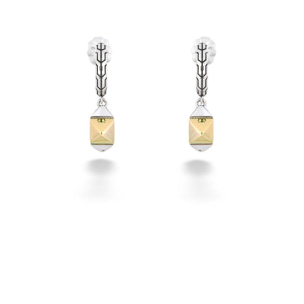 Icon 14K Gold Stud Drop Earrings by John Hardy