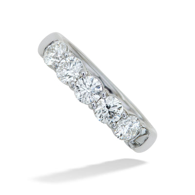 5-Stone Diamond Signature Band by Hearts On Fire