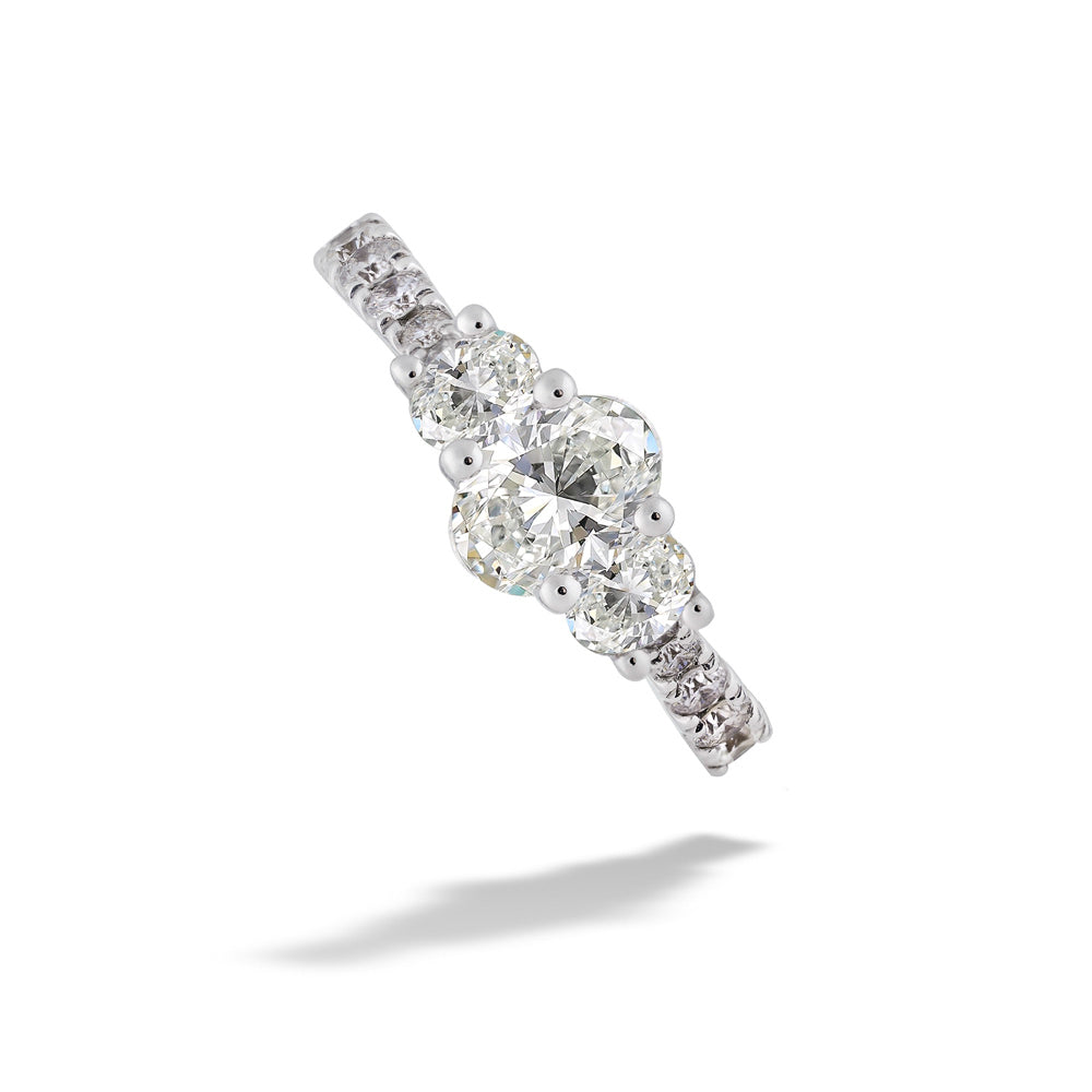 3-Stone Diamond Engagement Ring