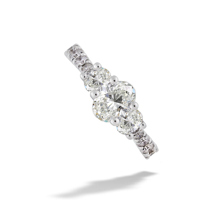 3-Stone Diamond Engagement Ring