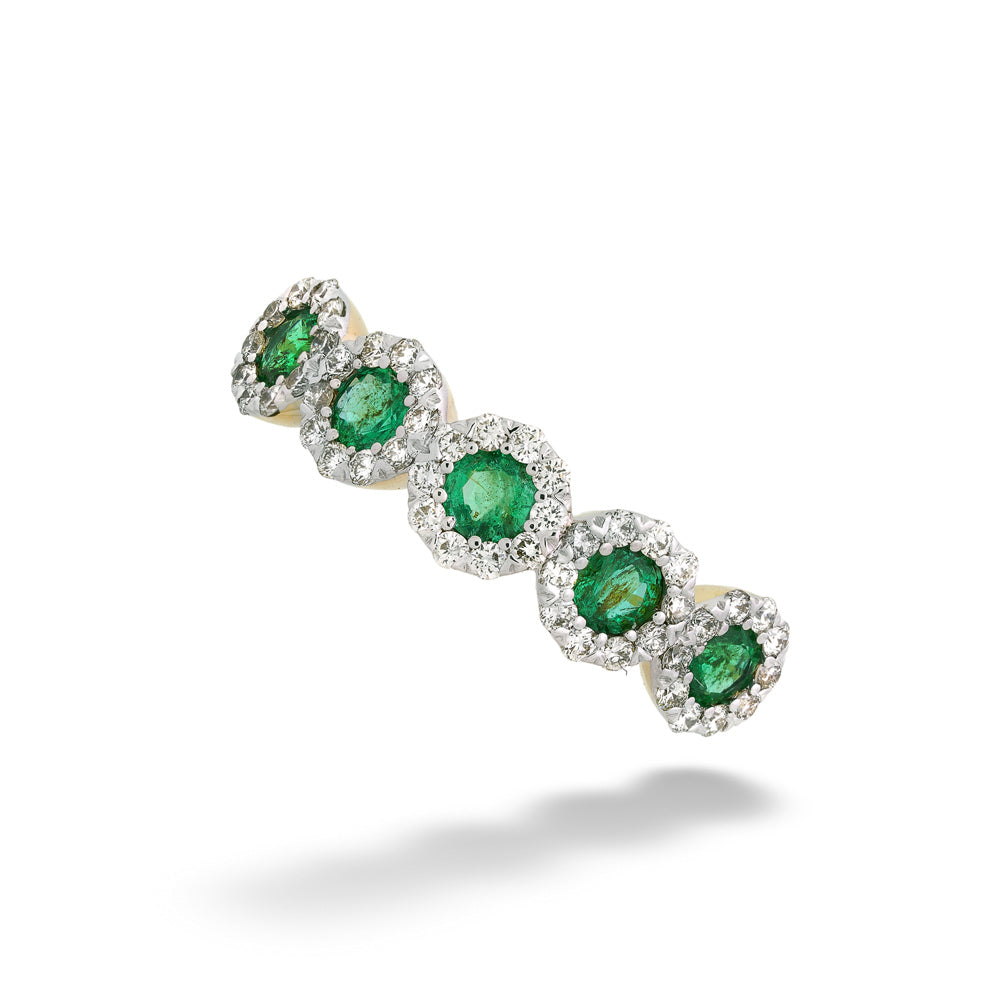 Emerald and Diamond Ring