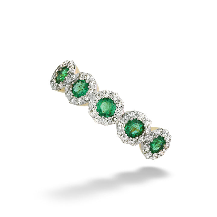 Emerald and Diamond Ring