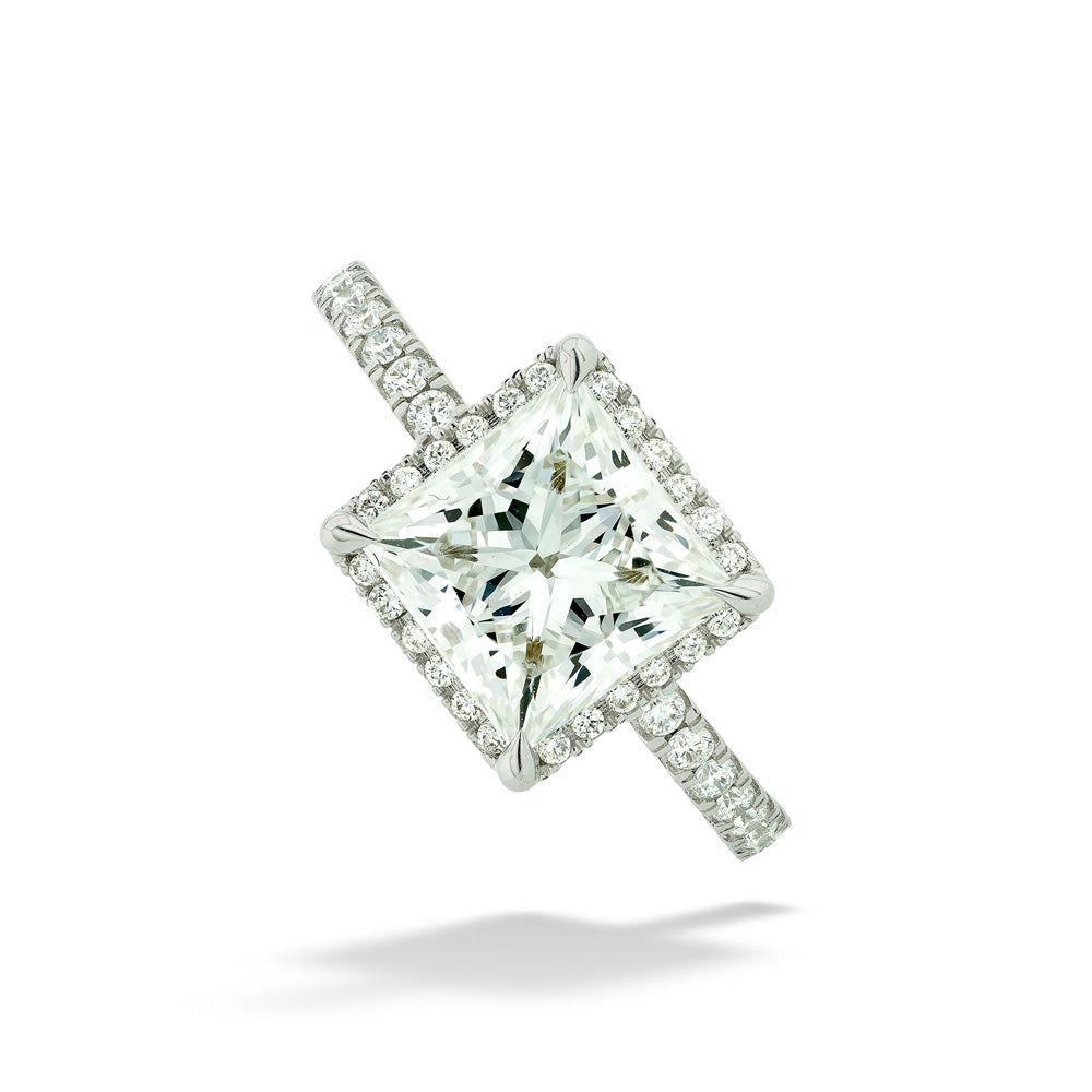 Princess Cut Lab Grown Diamond Ring