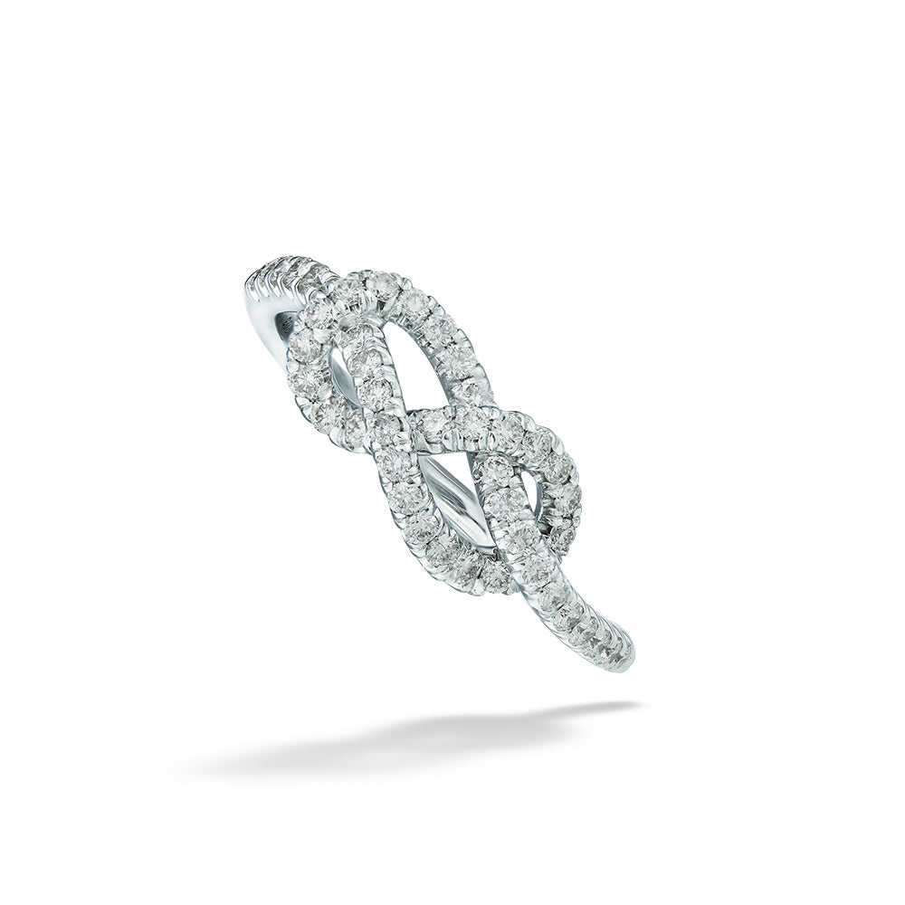 Diamond Infinity Knot Ring by Gabriel & Co.