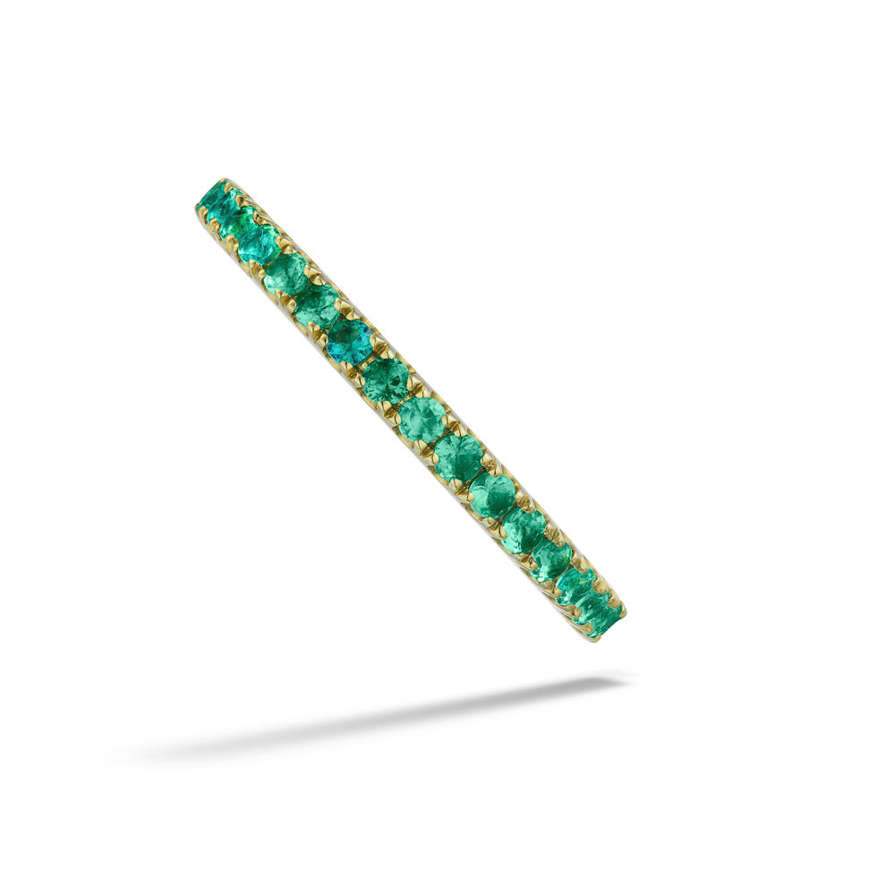 Stackable Emerald Band by Gabriel & Co.
