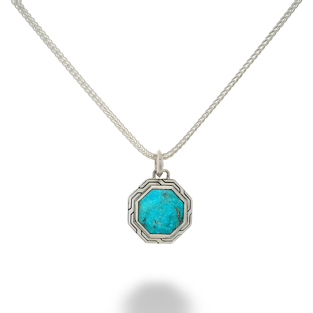 Turquoise Pendant & Chain by John Hardy