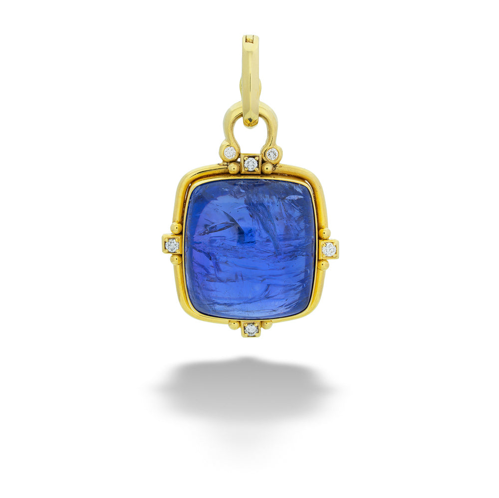 Cabachon Tanzanite Pendant by Mazza