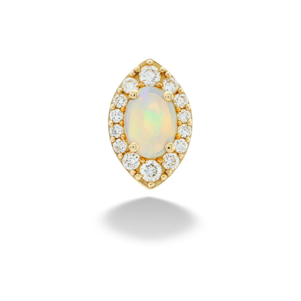 Australian Opal and Diamond Pendant by Parle