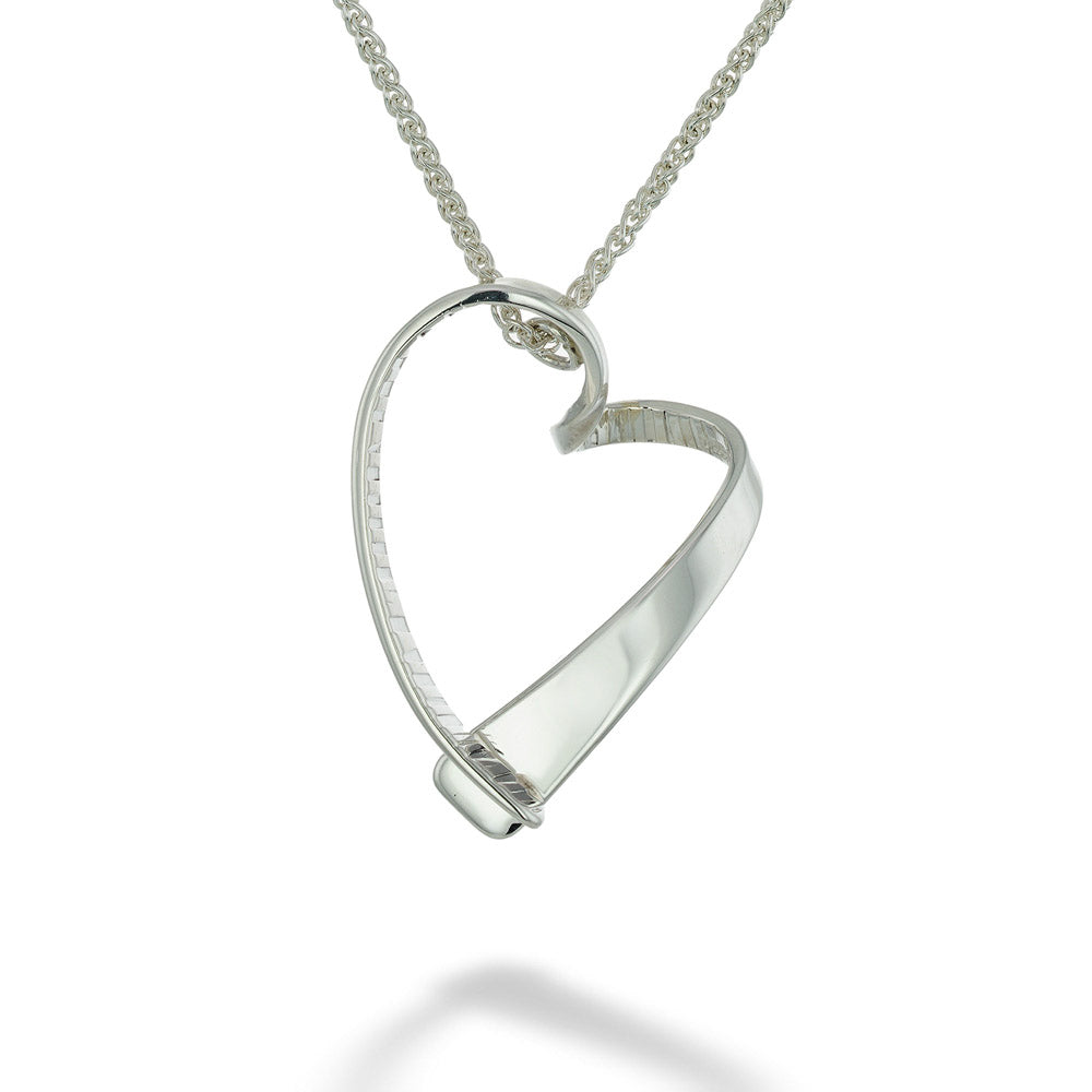 Sterling Silver Cherish Pendant & Chain by E.L. Designs