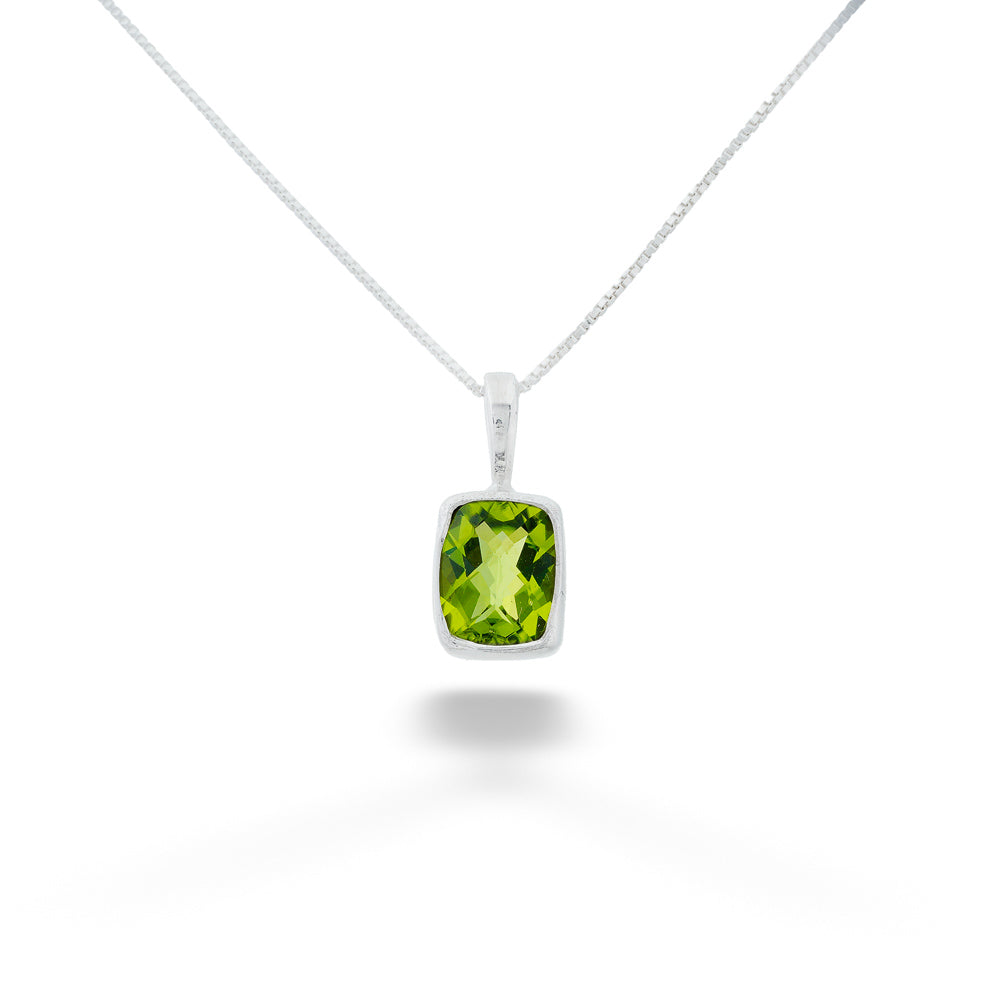 Peridot Pendant Necklace by Acleoni