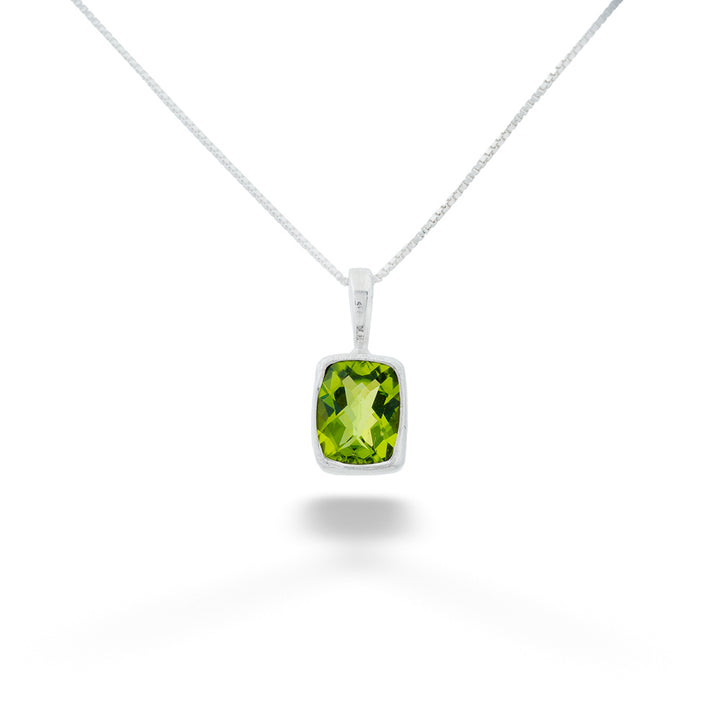 Peridot Pendant Necklace by Acleoni