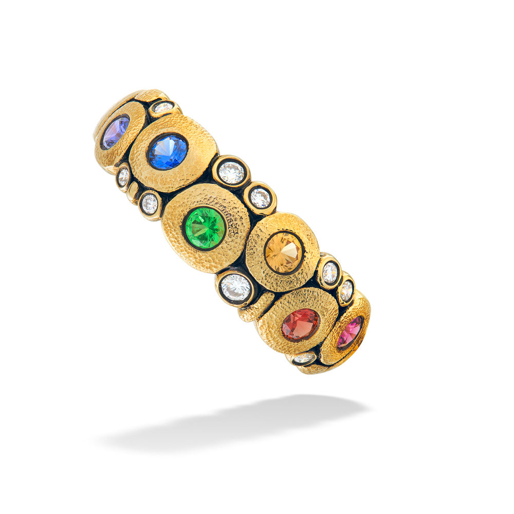 Multi-Colored Gemstone "Candy" Dome Ring by Alex Sepkus