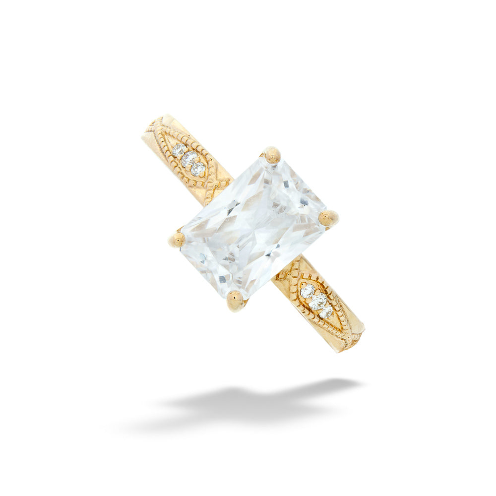 Radiant-Cut Center Semi-Mount by Valina 