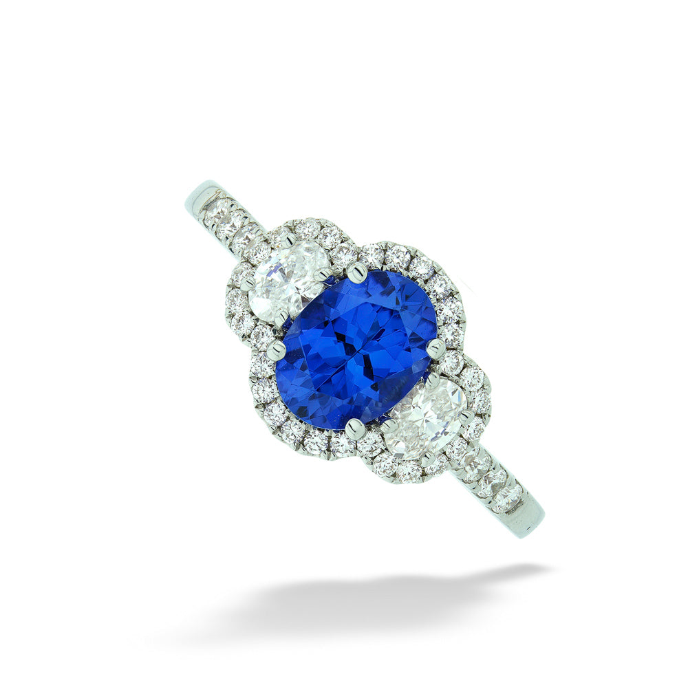 Tanzanite and Diamond Ring by Parle
