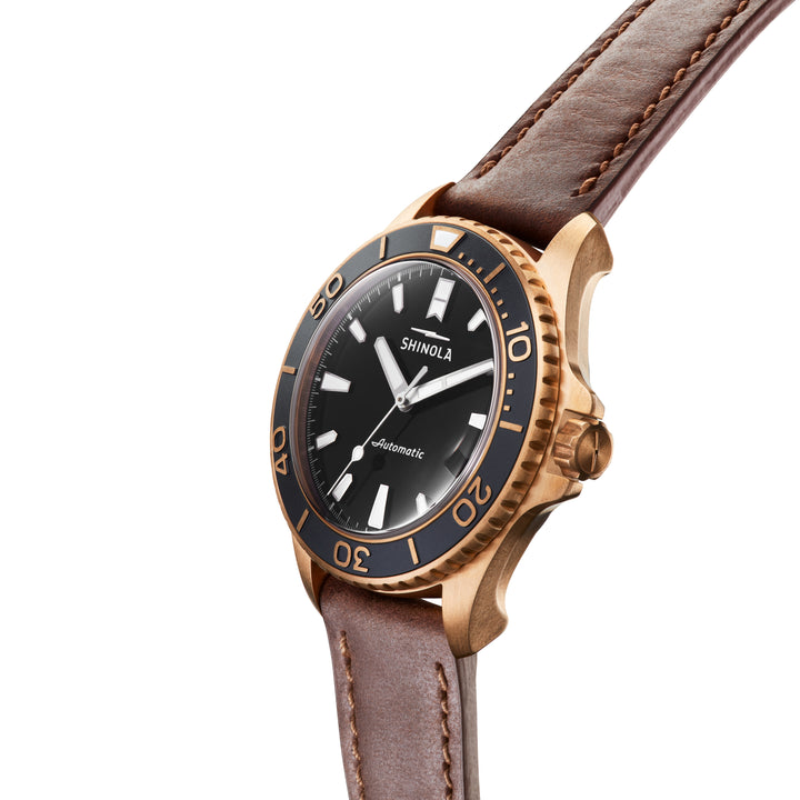 The Bronze Monster Automatic 43mm Watch by Shinola