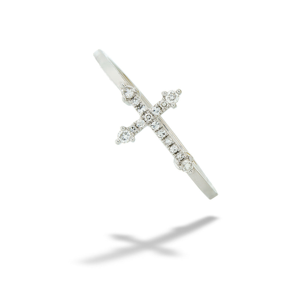 Diamond Cross Ring by Shy Creation