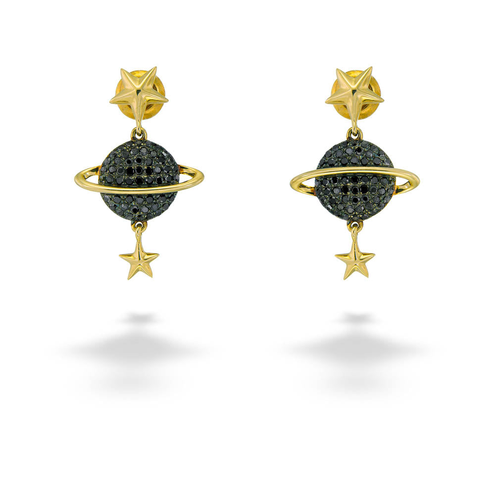 Diamond Planet Kate Collection Earrings by Shy Creation