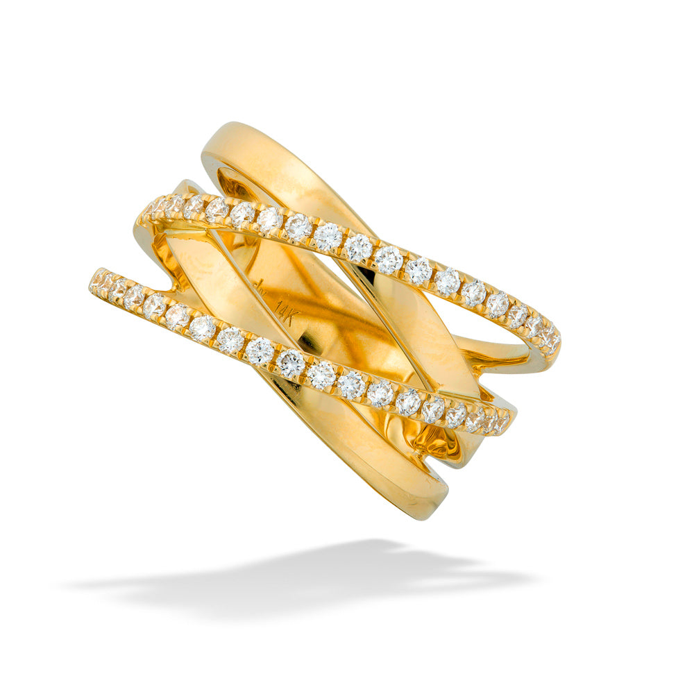 Diamond Bridge Ring by Shy Creation