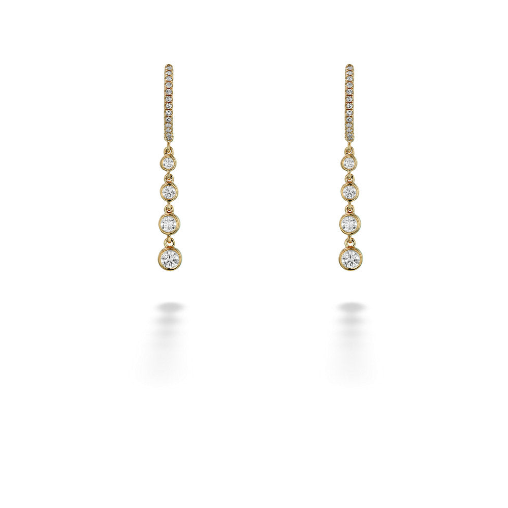 Diamond Drop Kate Collection Earrings by Shy Creation