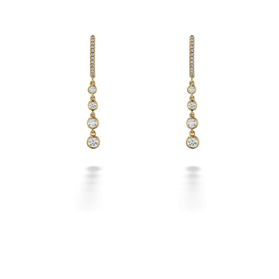 Diamond Drop Kate Collection Earrings by Shy Creation