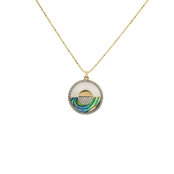 Sunrise Pendant Necklace by Shy Creation