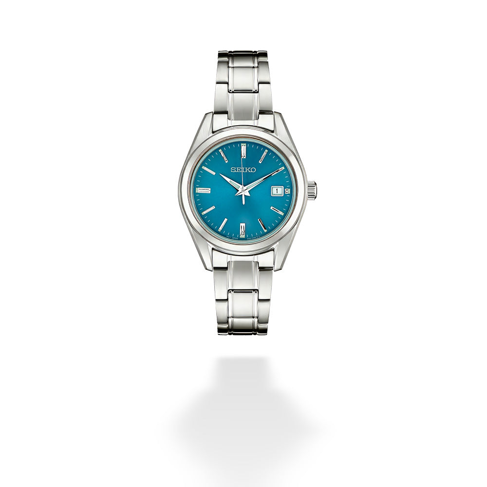 Essentials Collection Blue Dial Watch by Seiko