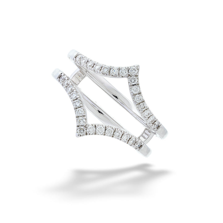 14K White Gold Diamond Ring Enhancer 