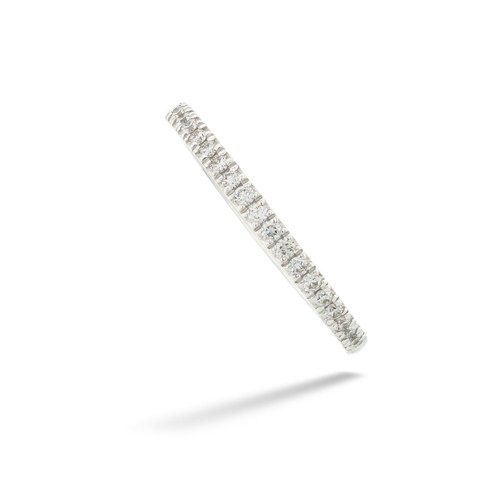 14K White Gold Diamond Band by Gabriel & Co.