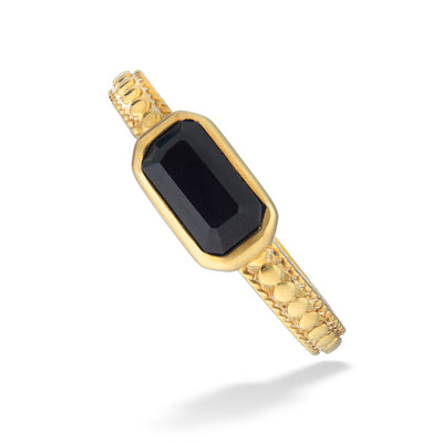Onyx Ring by Anna Beck