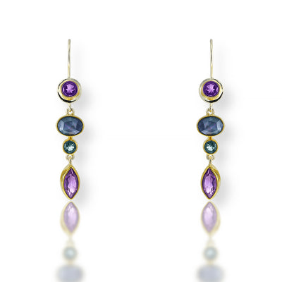 Drop Earrings from the Iridescence Collection by Michou