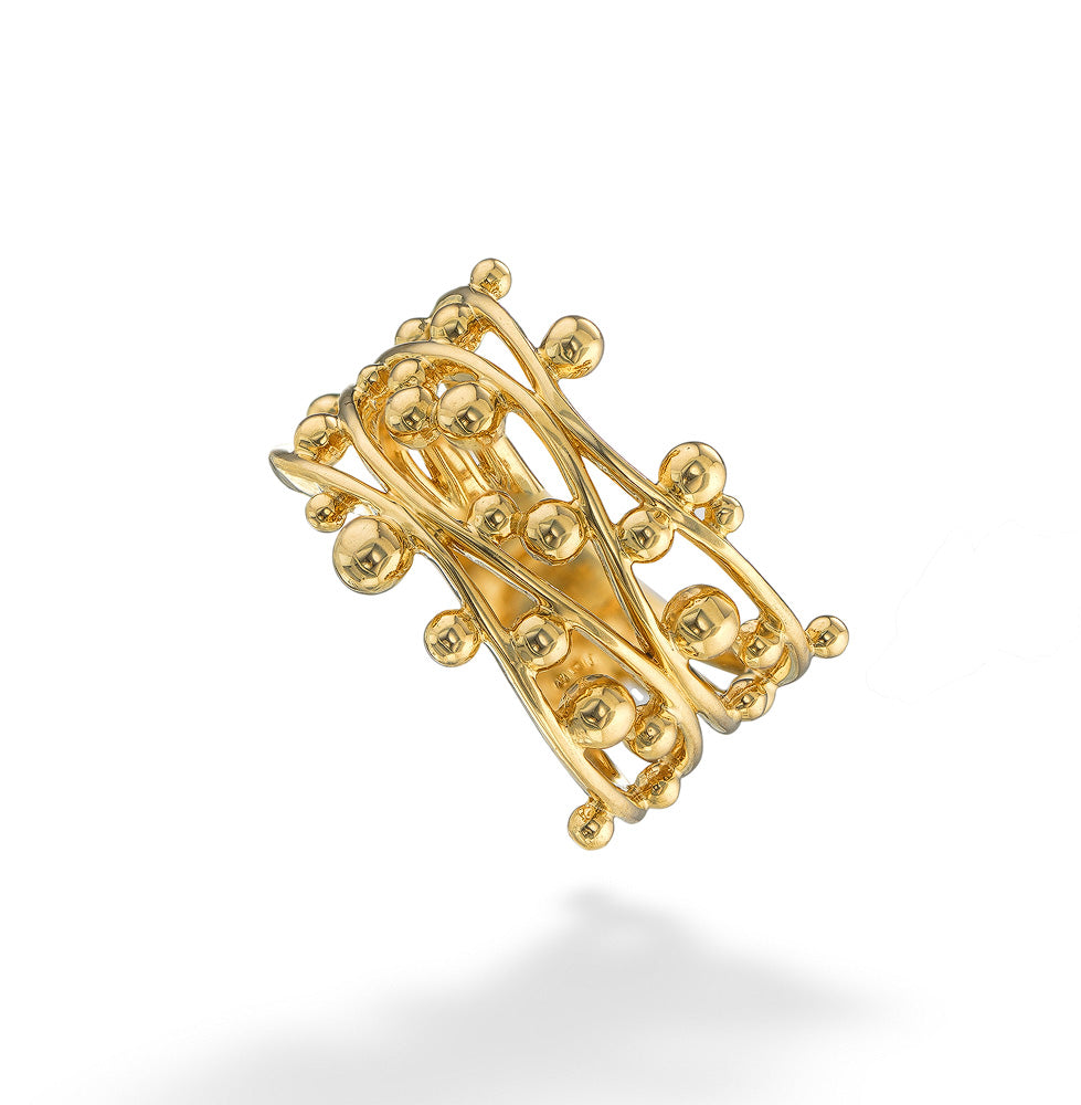 14K Yellow Gold Bujukan Ring by Gabriel & Co.