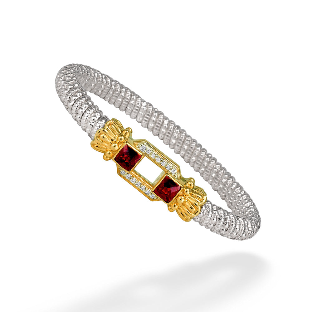 Garnet and Diamond Bracelet by Vahan