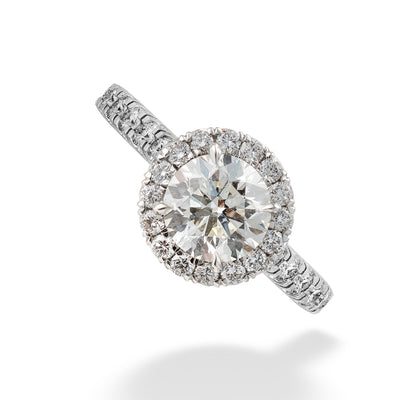 Platinum Diamond Ring by De Beers Forevermark