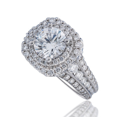 Diamond Accent Semi-Mount Ring by Gabriel & Co.