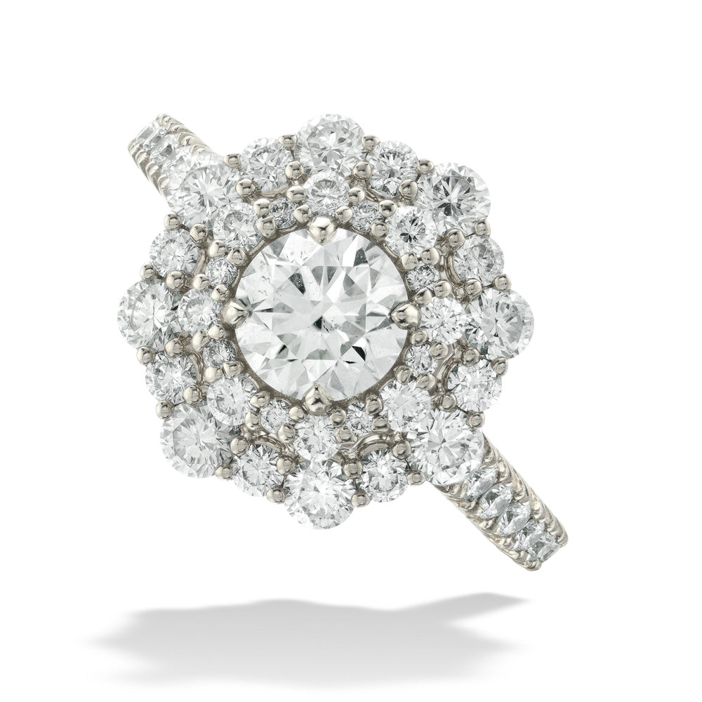 Floral Halo Cocktail Ring by De Beers Forevermark
