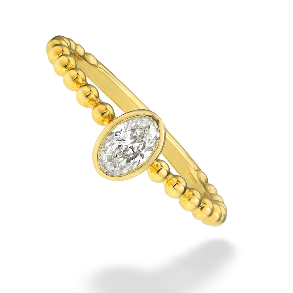 Oval Diamond Tribute Ring by De Beers Forevermark