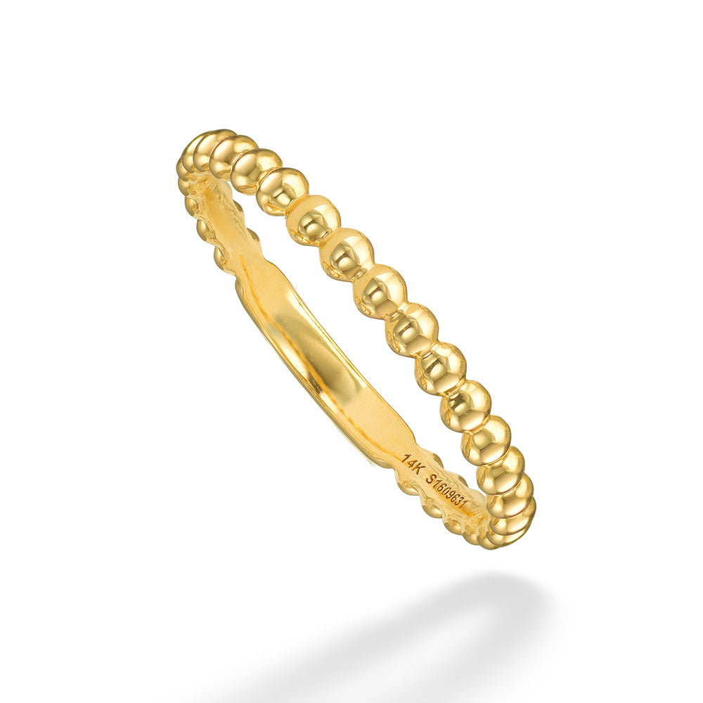 Beaded Stackable Ring by Gabriel & Co.