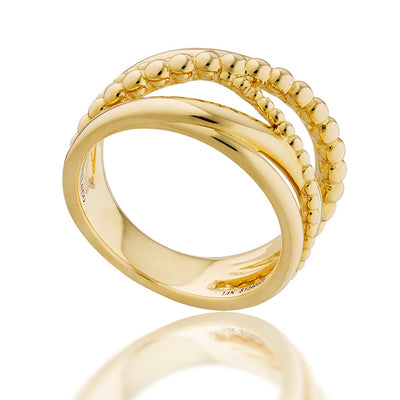 Wide Bujukan Ring by Gabriel & Co.