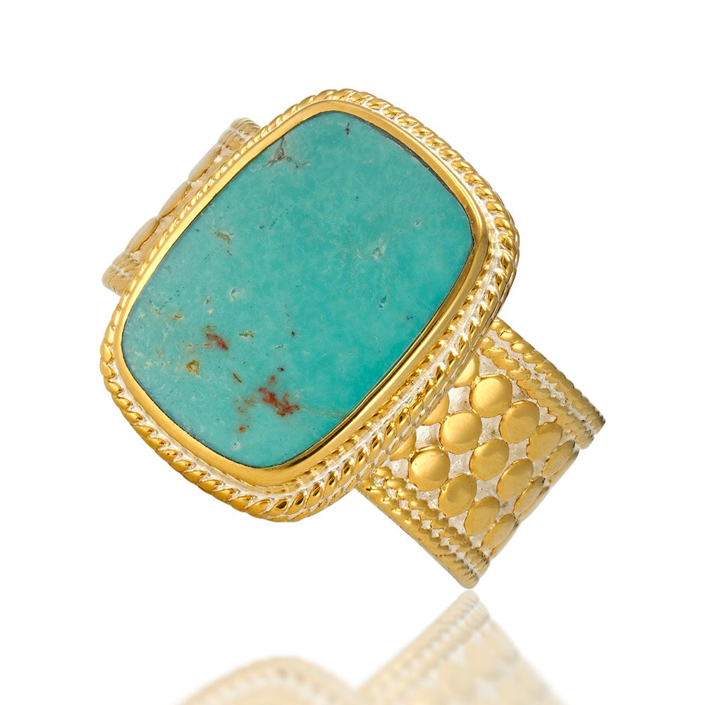 Turquoise Ring by Anna Beck