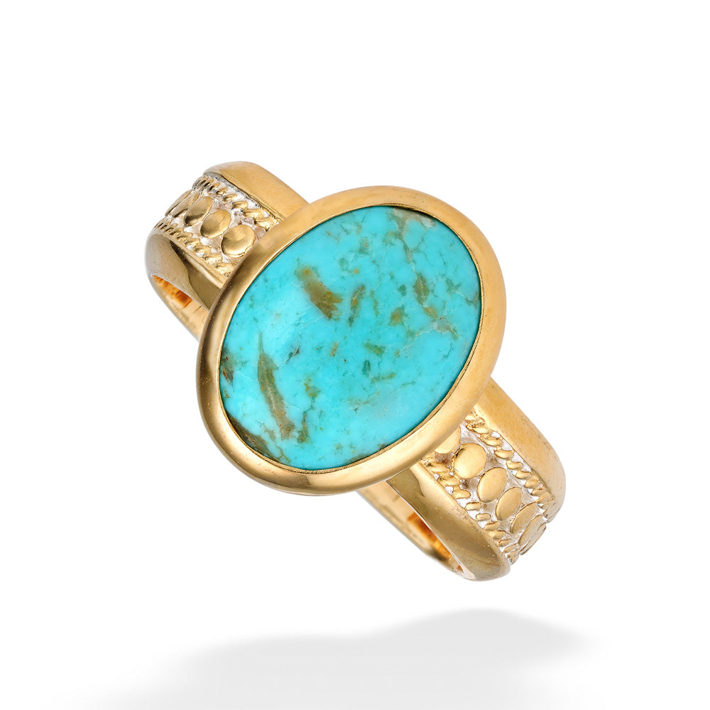 Turquoise Ring by Anna Beck