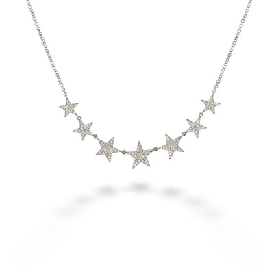 Diamond Star Necklace by Shy Creation