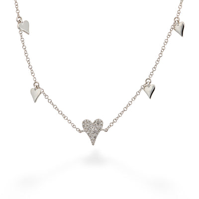 Diamond Heart Bracelet by Shy Creation