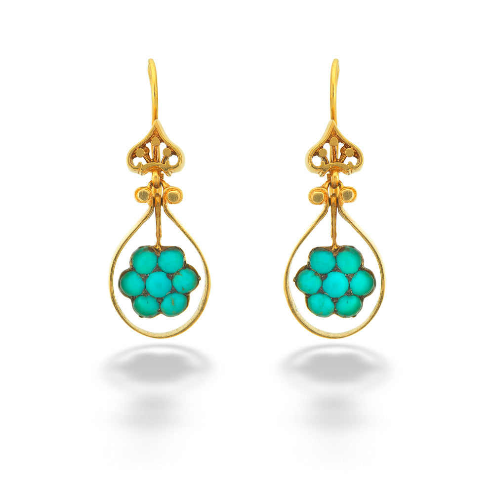 Antique Turquoise Earrings