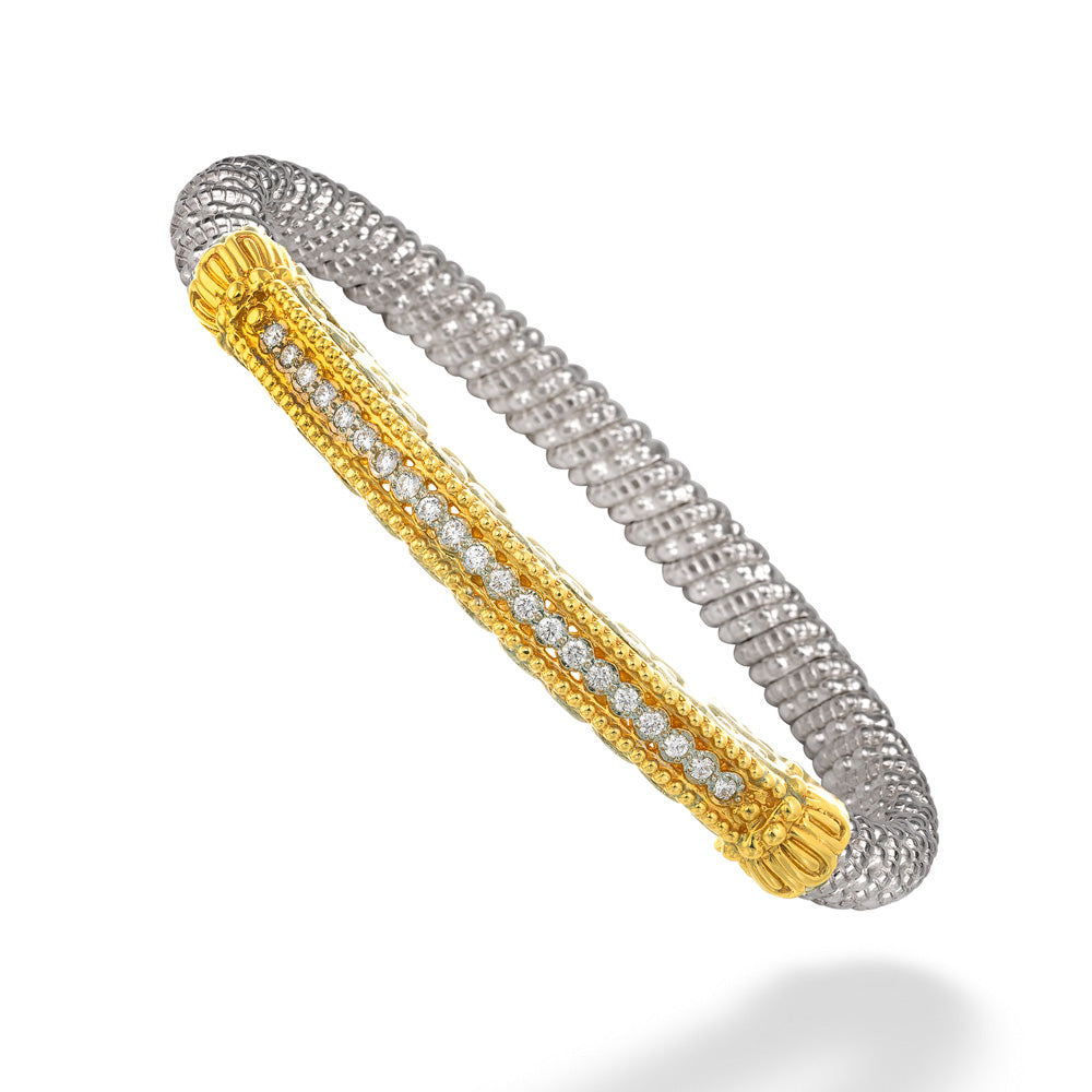 Patterned Diamond 4mm Bracelet by Vahan